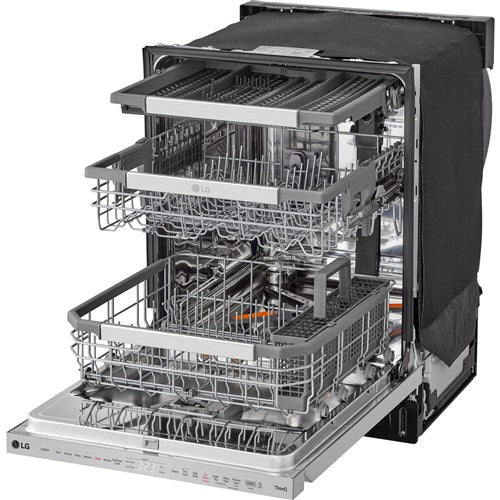 LG - 24" Top Control Dishwasher, 42dB, Smart WiFi, QuadWash Pro, Dynamic Dry - LDPH7972S LG - 24" Top Control Dishwasher, 42dB, Smart WiFi, QuadWash Pro, Dynamic Dry - LDPH7972S