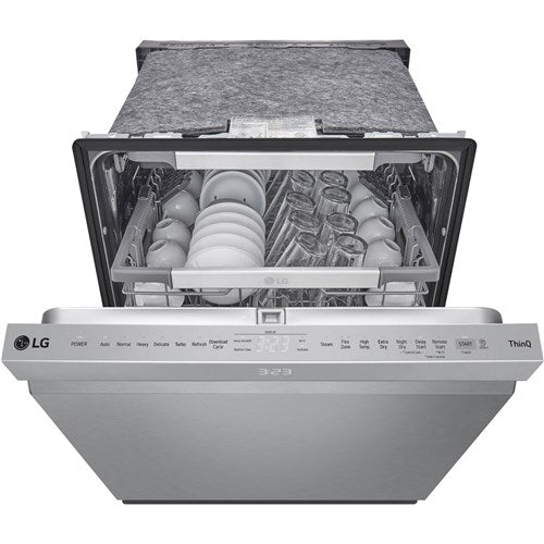 LG - 24" Top Control Dishwasher, 44dB, Smart WiFi, QuadWash Pro, Dynamic Dry - LDPS6762S LG - 24" Top Control Dishwasher, 44dB, Smart WiFi, QuadWash Pro, Dynamic Dry - LDPS6762S