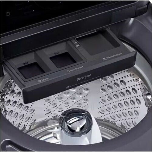 LG - 5.5 CF Top Load Washer, TurboWash 3D, Wi-Fi, Easy Unload, Agitator - WT8405CB LG - 5.5 CF Top Load Washer, TurboWash 3D, Wi-Fi, Easy Unload, Agitator - WT8405CB