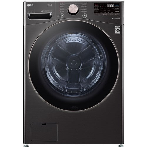 LG - 4.5 CF Front Load Washer (WM4000HBA) & 7.4 CF Electric Dryer (DLEX4000B) - WM4000HBA-E-KIT LG - 4.5 CF Front Load Washer (WM4000HBA) & 7.4 CF Electric Dryer (DLEX4000B) - WM4000HBA-E-KIT