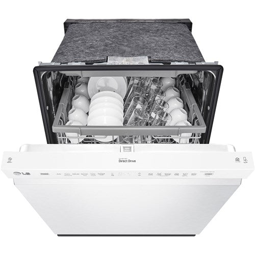 LG - 24" Front Control Dishwasher, 48 dBA, QuadWash, EasyRack Plus, 3rd Rack - LDFN4542W LG - 24" Front Control Dishwasher, 48 dBA, QuadWash, EasyRack Plus, 3rd Rack - LDFN4542W