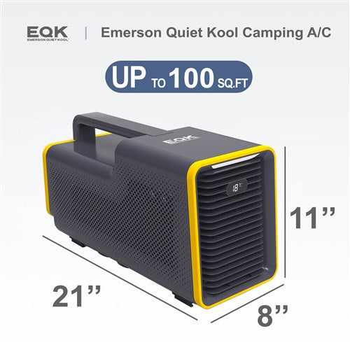 Emerson Quiet - 1300 BTU Portable Camping Air Conditioner | EAP02 Emerson Quiet - 1300 BTU Portable Camping Air Conditioner | EAP02