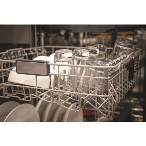 Sharp - 24" Smart Top Ctrl Dishwasher, 45 dBA, 3rd Rack - SDW6888JS Sharp - 24" Smart Top Ctrl Dishwasher, 45 dBA, 3rd Rack - SDW6888JS