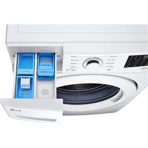 LG - 5.0 CF Ultra Large Capacity Front Load Washer with ColdWash, NFC Tag On - WM3470CW LG - 5.0 CF Ultra Large Capacity Front Load Washer with ColdWash, NFC Tag On - WM3470CW