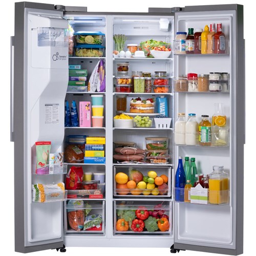 LG - 27 CF Side-by-Side, Slim In Door Ice and Water Dispenser, Bar Handle - LS27T3230S LG - 27 CF Side-by-Side, Slim In Door Ice and Water Dispenser, Bar Handle - LS27T3230S