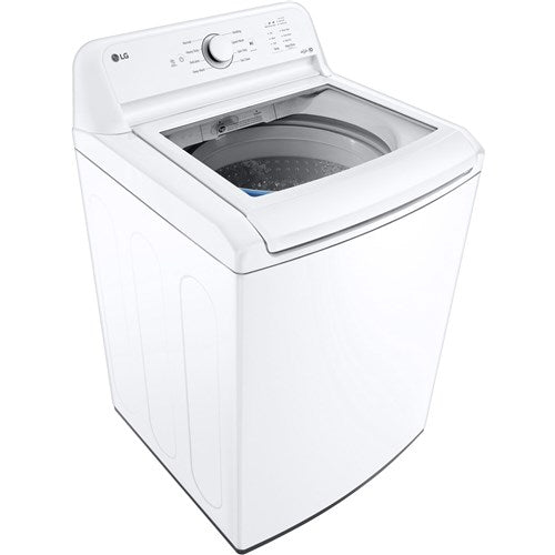 LG - 4.1 CF Ultra Large Capacity Top Load Washer, Agitator - WT6105CW