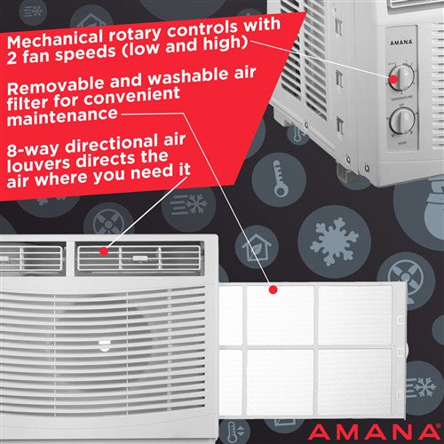 Amana Window/Wall Air Conditioners | AMAP050DW Amana Window/Wall Air Conditioners | AMAP050DW