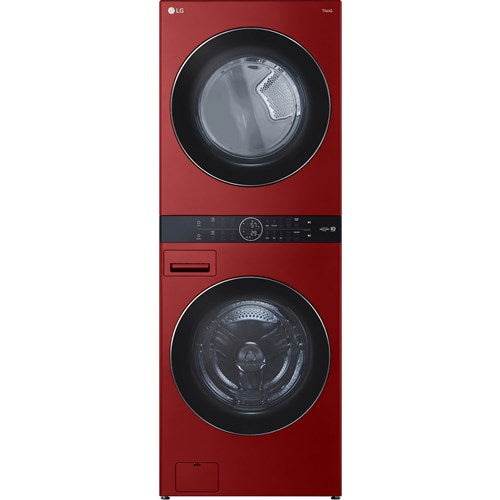 LG - 4.5 CF / 7.4 CF Gas Washtower with Center Control, TurboSteamLaundry Centers - WKGX201HRA