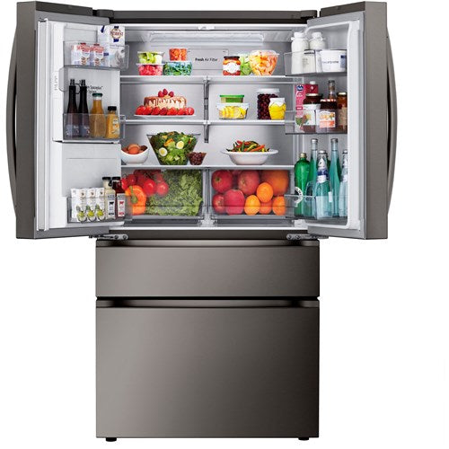 LG - 29 CF 4-Door French Door Refrigerator, Full Convert Drawer, Dual Handle - LF29H8330D LG - 29 CF 4-Door French Door Refrigerator, Full Convert Drawer, Dual Handle - LF29H8330D