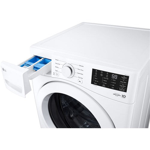 LG - 5.0 CF Ultra Large Capacity Front Load Washer with ColdWash, NFC Tag On - WM3470CW LG - 5.0 CF Ultra Large Capacity Front Load Washer with ColdWash, NFC Tag On - WM3470CW