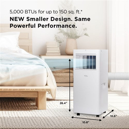 TCL - 5, 000 BTU SACC (7, 000 BTU ASHRAE) Smart Portable AC, 115V TCL - 5, 000 BTU SACC (7, 000 BTU ASHRAE) Smart Portable AC, 115V