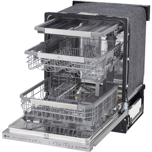LG - 24" Top Ctrl Dishwasher, 44 dBA, 3rd Rack, TrueSteam, ThinQ - LDP6810SS LG - 24" Top Ctrl Dishwasher, 44 dBA, 3rd Rack, TrueSteam, ThinQ - LDP6810SS