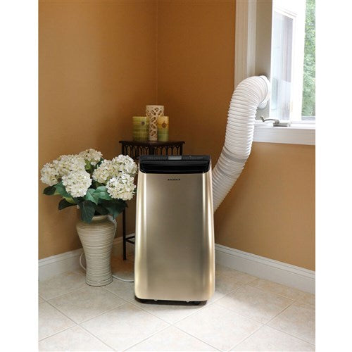 Amana - 10, 000 BTU Portable AC - Black/Gold | AMAP101AD-2 Amana - 10, 000 BTU Portable AC - Black/Gold | AMAP101AD-2
