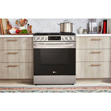 LG - 5.8 CF Gas Single Oven Slide-In Range, Air Fry, Fan Convection, ThinQ - LSGL5833F LG - 5.8 CF Gas Single Oven Slide-In Range, Air Fry, Fan Convection, ThinQ - LSGL5833F