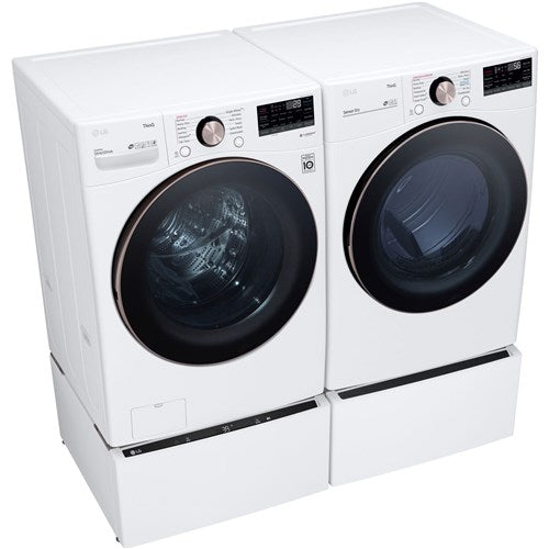 LG - 4.5 CF Front Load Washer (WM4000HWA) & 7.4 CF Gas Dryer (DLGX4001W) - WM4000HWA-G-KIT LG - 4.5 CF Front Load Washer (WM4000HWA) & 7.4 CF Gas Dryer (DLGX4001W) - WM4000HWA-G-KIT