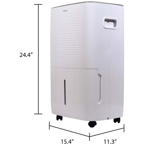 Soleus AC - 50 Pint Dehumidifier w/Wifi with Internal Pump and mirage display - DSJ-50EIPW-01 Soleus AC - 50 Pint Dehumidifier w/Wifi with Internal Pump and mirage display - DSJ-50EIPW-01