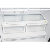 Midea - 23 CF Stainless Counter-Depth 4-Door French Door - MRQ23B4AST Midea - 23 CF Stainless Counter-Depth 4-Door French Door - MRQ23B4AST