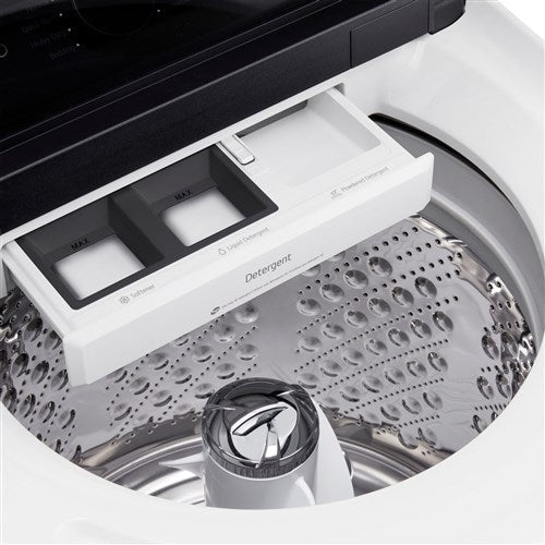 LG - 5.5 CF Top Load Washer, TurboWash 3D, Wi-Fi, Easy Unload, Agitator - WT8405CW LG - 5.5 CF Top Load Washer, TurboWash 3D, Wi-Fi, Easy Unload, Agitator - WT8405CW
