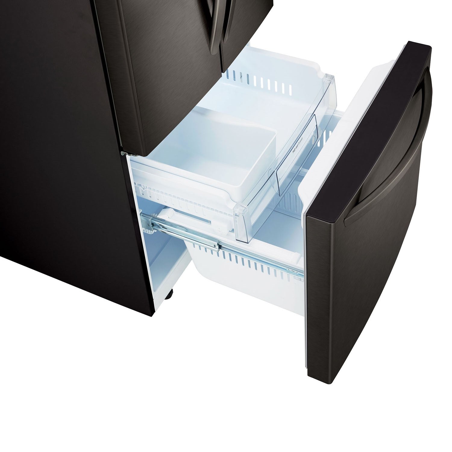 LG - 22 CF French Door Super Capacity: 22 cu. ft. Black Stainless Refrigerators - LFCS22520D LG - 22 CF French Door Super Capacity: 22 cu. ft. Black Stainless Refrigerators - LFCS22520D