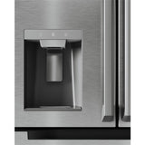 Midea - 22 CF Stainless Steel Counter-Depth 4-Door French Door Dispenser Wi-Fi - MRQ22D7AST Midea - 22 CF Stainless Steel Counter-Depth 4-Door French Door Dispenser Wi-Fi - MRQ22D7AST