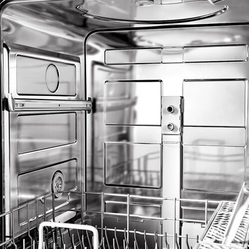 Midea - 24" Front Control Dishwasher, 52 dBA, Stainless Steel - MDF24A2ABB Midea - 24" Front Control Dishwasher, 52 dBA, Stainless Steel - MDF24A2ABB