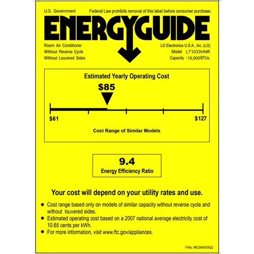 LG - 10, 000 BTU Thru-the-Wall Air Conditioner with Heat, 230V | LT1033HNR LG - 10, 000 BTU Thru-the-Wall Air Conditioner with Heat, 230V | LT1033HNR