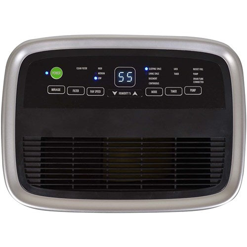 Soleus AC - 50 Pint Dehumidifier w/Wifi with Internal Pump and mirage display - DSJ-50EIPW-01 Soleus AC - 50 Pint Dehumidifier w/Wifi with Internal Pump and mirage display - DSJ-50EIPW-01