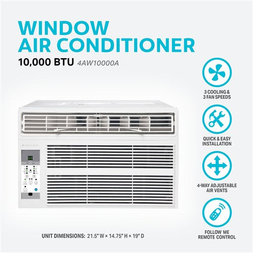 Arctic Wind - Arctic Wind 10000 BTU Window Air Conditioner ISTA 6 - 4AW10000A Arctic Wind - Arctic Wind 10000 BTU Window Air Conditioner ISTA 6 - 4AW10000A