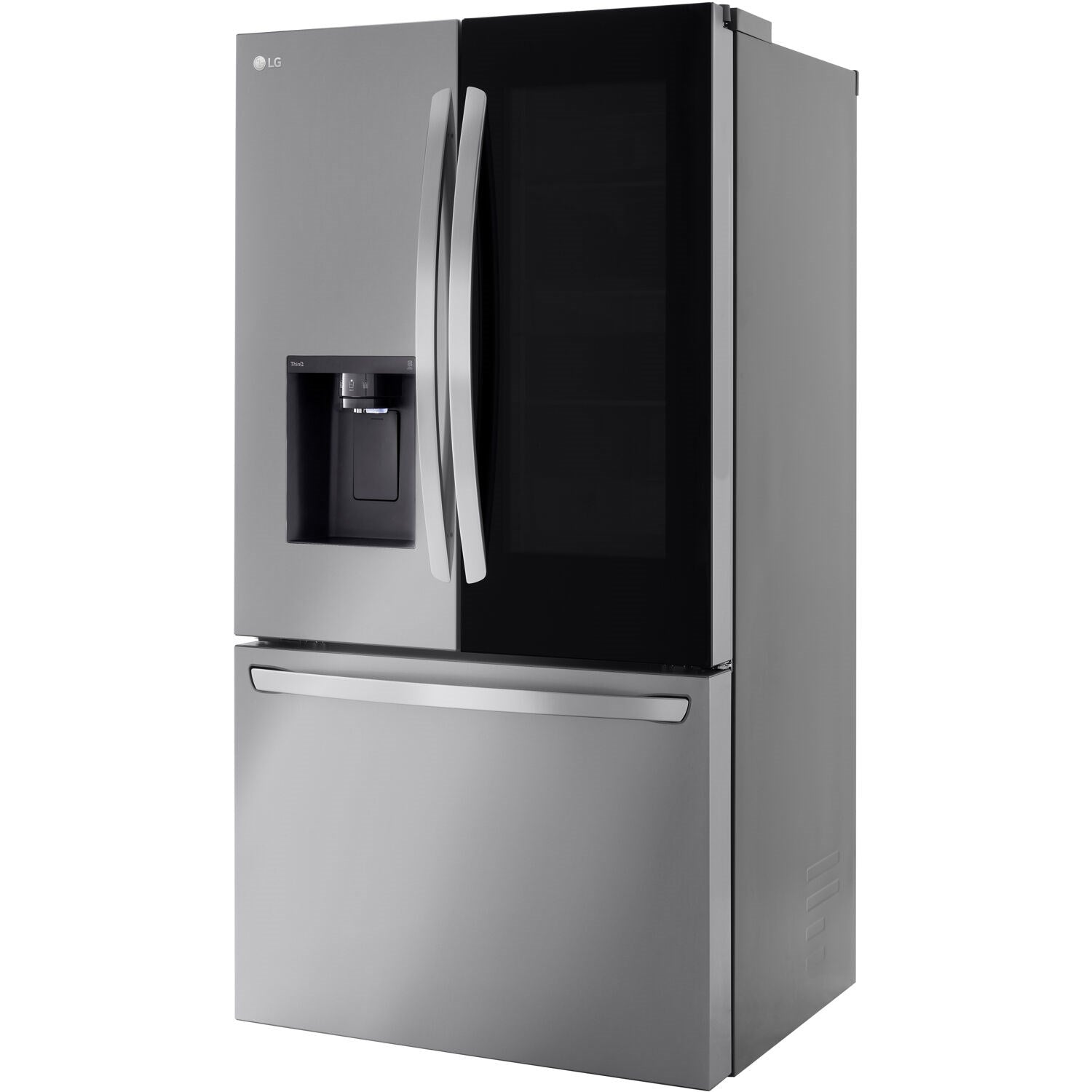 LG - 26 CF 3 Door French Door, InstaView Edge to Edge Only, Ice & Water Dispenser Refrigerators - LRFOC2606S LG - 26 CF 3 Door French Door, InstaView Edge to Edge Only, Ice & Water Dispenser Refrigerators - LRFOC2606S