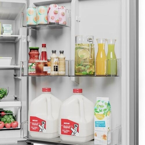 Midea - 18.7 CF - Stainless Bottom Mount, 30" Wide - MRB19B7AST Midea - 18.7 CF - Stainless Bottom Mount, 30" Wide - MRB19B7AST