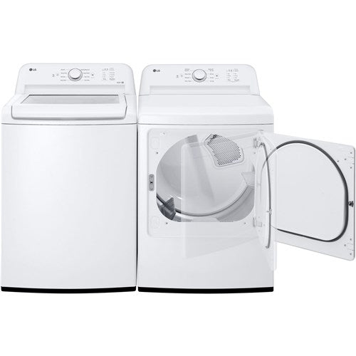 LG - 4.1 CF Top Load Washer (WT6105CW) & 7.3 CF Electric Dryer (DLE6100W) - WT6105CW-E-KIT LG - 4.1 CF Top Load Washer (WT6105CW) & 7.3 CF Electric Dryer (DLE6100W) - WT6105CW-E-KIT