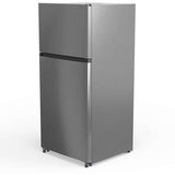 Midea - 18 CF Top Mount Refrigerator, Glass Shelves, Ice Maker Ready, ESTAR - MRT18S3AST Midea - 18 CF Top Mount Refrigerator, Glass Shelves, Ice Maker Ready, ESTAR - MRT18S3AST