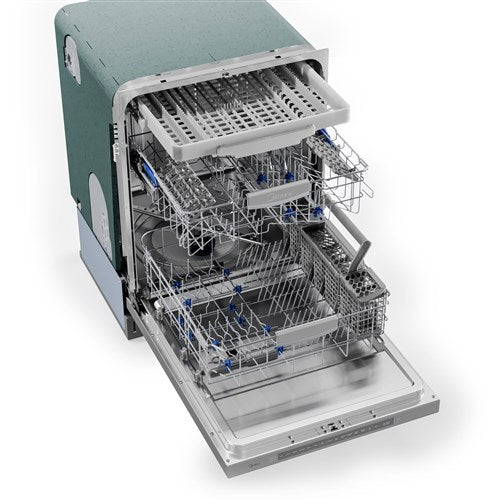 Midea - 24" Top Ctrl Dishwasher, 45 dBA, 3rd Rack, Wi-Fi - Stainless - MDT24P4AST Midea - 24" Top Ctrl Dishwasher, 45 dBA, 3rd Rack, Wi-Fi - Stainless - MDT24P4AST