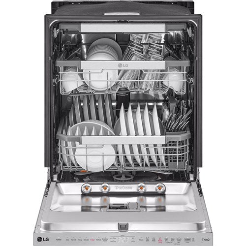 LG - 24" Top Control Dishwasher, 42dB, Smart WiFi, QuadWash Pro, Dynamic Dry - LDPH7972S LG - 24" Top Control Dishwasher, 42dB, Smart WiFi, QuadWash Pro, Dynamic Dry - LDPH7972S