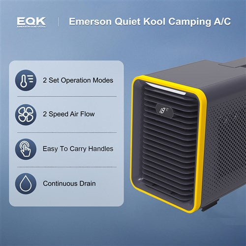 Emerson Quiet - 1300 BTU Portable Camping Air Conditioner | EAP02 Emerson Quiet - 1300 BTU Portable Camping Air Conditioner | EAP02