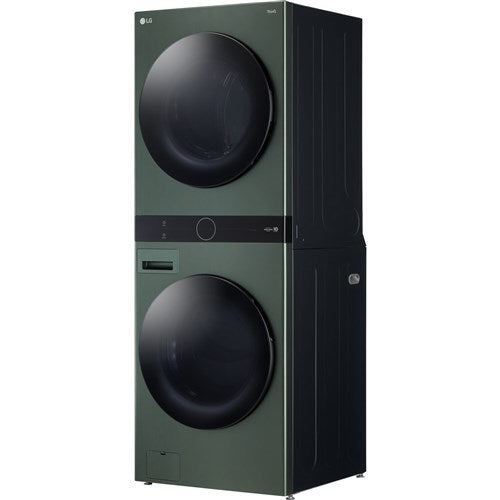 LG - 4.5 CF / 7.4 CF Gas Washtower with Center Control, TurboSteamLaundry Centers - WKGX201HGA