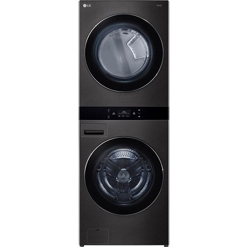 LG - 5.0 CF / 7.4 CF Electric Washtower with Center Control, ezDispenseLaundry Centers - WKEX300HBA