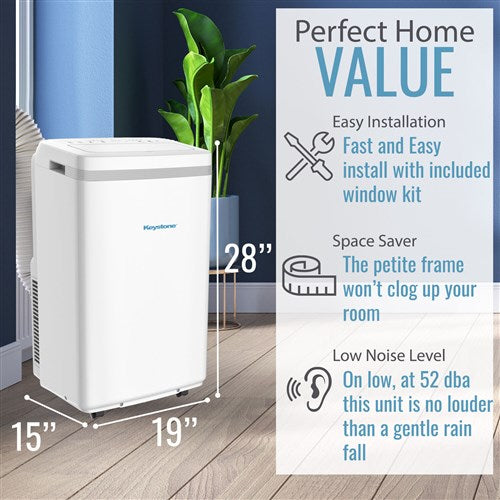 Keystone - 13000 BTU Portable Air Conditioner Heat/Cool | KSTAP13MFHC Keystone - 13000 BTU Portable Air Conditioner Heat/Cool | KSTAP13MFHC