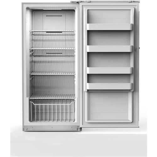 Midea - 17.0 CF Upright Freezer, Convertible - Stainless - WHS-625FWESS1 Midea - 17.0 CF Upright Freezer, Convertible - Stainless - WHS-625FWESS1