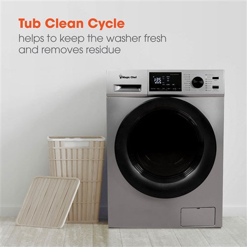 Magic Chef - 2.7 Cu Ft Washer Dryer Combo - MCSCWD27S5 Magic Chef - 2.7 Cu Ft Washer Dryer Combo - MCSCWD27S5