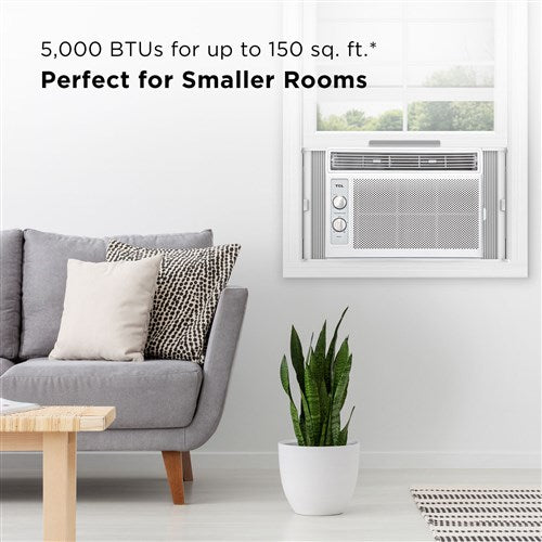 TCL - 5000 BTU Window AC, Mechanical, 115V, R32 TCL - 5000 BTU Window AC, Mechanical, 115V, R32