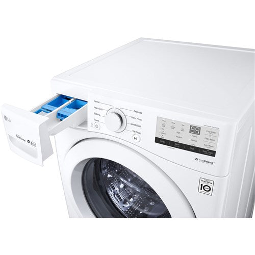 LG - 4.5 CF Front Load Washer (WM3400CW) & 7.4 CF Electric Dryer (DLE3400W) - WM3400CW-E-KIT LG - 4.5 CF Front Load Washer (WM3400CW) & 7.4 CF Electric Dryer (DLE3400W) - WM3400CW-E-KIT