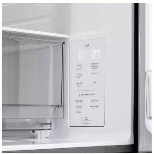 LG - 29 CF 4-Door French Door Refrigerator, Full Convert Drawer, Dual HandleRefrigerators - LF29H8330S