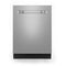 Midea - 24" Top Ctrl Dishwasher, 45 dBA, 3rd Rack, Wi-Fi - Stainless - MDT24P4AST