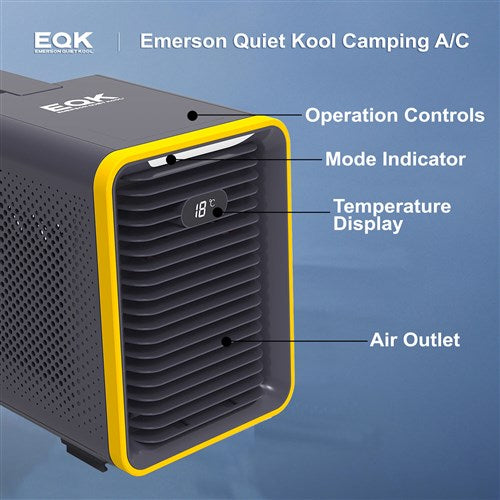 Emerson Quiet - 1300 BTU Portable Camping Air Conditioner | EAP02 Emerson Quiet - 1300 BTU Portable Camping Air Conditioner | EAP02