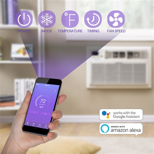 Emerson Quiet - 10000 BTU TTW Air Conditioner with Wifi Controls, 115V | EATC10RSE1T Emerson Quiet - 10000 BTU TTW Air Conditioner with Wifi Controls, 115V | EATC10RSE1T