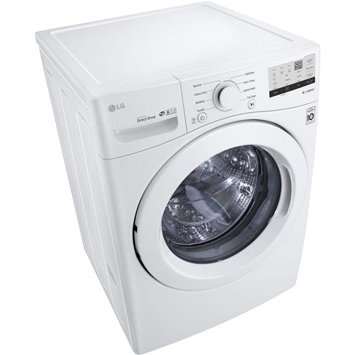 LG - 4.5 CF Front Load Washer (WM3400CW) & 7.4 CF Electric Dryer (DLE3400W) - WM3400CW-E-KIT LG - 4.5 CF Front Load Washer (WM3400CW) & 7.4 CF Electric Dryer (DLE3400W) - WM3400CW-E-KIT