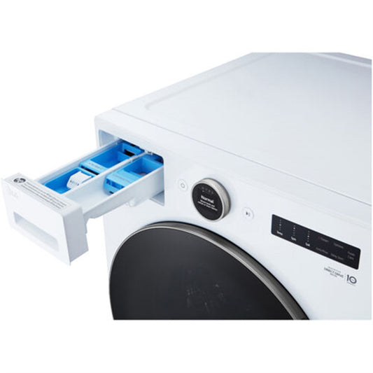 LG - 4.5 CF Ultra Large Capacity Front Load Washer with AIDD, Steam, Wi-FiWash Machines - WM5500HWA