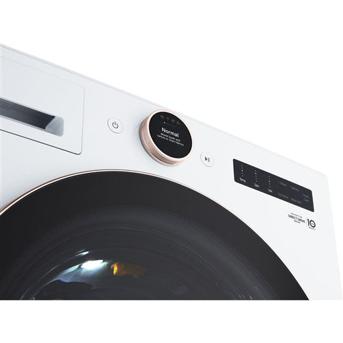 LG - 5.0 CF Ultra Large Capacity Front Load Washer, TurboWash360, Steam, WifiWash Machines - WM6500HWA