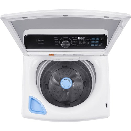 Midea - 4.4 CF Top Load Washer, Agitator, Stainless Tub - MLTW44A4BWW Midea - 4.4 CF Top Load Washer, Agitator, Stainless Tub - MLTW44A4BWW